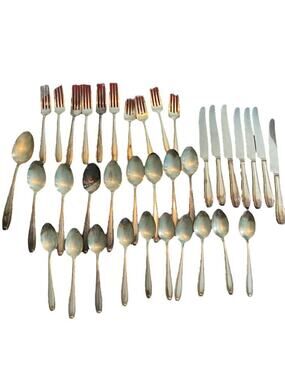 Harmony House Serenade Vintage Silver Plate 36 Piece Set